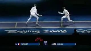 Beijing 2008 - MEI - L8 - Jung KOR v Jeannet F FRA - 1 of 2