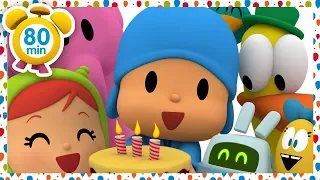 🎂 POCOYO in ENGLISH - Pocoyo's Birthday [ 80 minutes ] | CARTOONS for Children