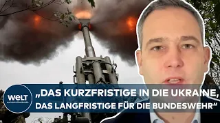 WAFFENLIEFERUNGEN: "Munitionsbeschaffung für Bundeswehr und Ukraine sollten Hand in Hand gehen"