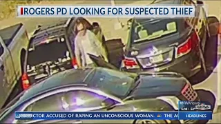 Rogers PD looking for catalytic converter theft suspect