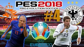 PES 2018 Чемпионат Европы 2020 #4 [ВЫХОДИМ В ФИНАЛ? ИЛИ ВЫЛЕТАЕМ ОТ ГЕРМАНИИ?]