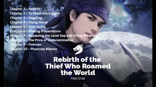 Chapters 1-10 Rebirth of the Thief who Roamed the World Audiobook