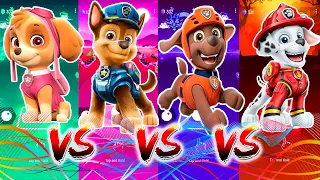 PAW Patrol 🎶 Skye 🆚 Chase 🆚 Ryder 🆚 Rubble 🎶 Who Is Best in Tiles Hop
