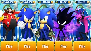 Sonic Dash - Dark Sonic vs Boscage Maze Sonic vs Sonic defeat All Bosses Zazz Dr.Eggman Run Gameplay