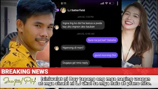 BOY TAPANG : ISINIWALAT ANG USAPAN AT MGA SINABI NI LJ