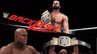 WWE 2K20 BOBBY LASHLEY vs. DREW MCINTYRE WWE TITLE BACKLASH) PREDICTION