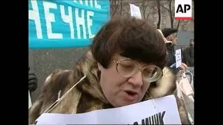 RUSSIA: PROTEST AGAINST CHECHEN WAR