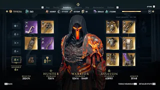 Assassin's Creed Odyssey 100% Crit Chance Agamemnon Build when Using Negative Build 4k