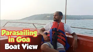 Parasailing in Goa | Boat Ride in Goa Beach | Beautiful Goa beach|MohanKrishna Baragada #goa #boat