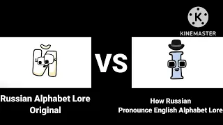 Russian Alphabet Lore Original Vs How Russian Pronounce English Alphabet Lore
