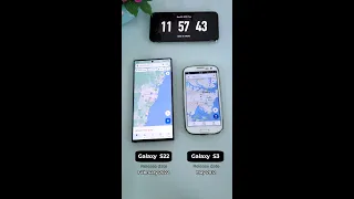 Galaxy S22 Ultra vs Galaxy S3 APP speed run test😁#samsung #shorts #s22 #s3 #phone