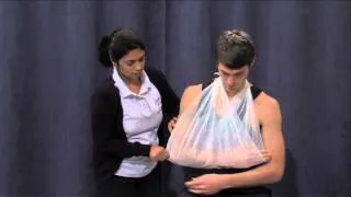 Triangular Sling for showering after shoulder surgery or injury