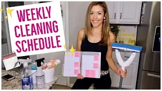 MY WEEKLY CLEANING ROUTINE 🗓 | CLEAN WITH ME - ALL WEEK! ✨ | Brianna K + HayleyPaige