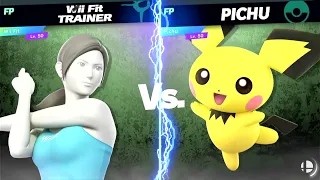 Super Smash Bros Ultimate Amiibo Fights – Wii Fit Trainer vs the World #19 Wii Fit vs Pichu