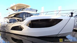2022 Absolute 60 Fly Luxury yacht- Walkaround Tour - Debut at 2021 Fort Lauderdale Boat Show
