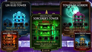 ALL Towers in MK Mobile (Tower of Horror to Dark Queen's Tower) | EVERY Tower Reviewed 2022