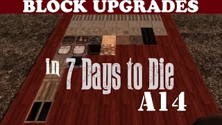 7 Days to Die Tutorial (A14) - Block Building Part 1: Recipes & Upgrades