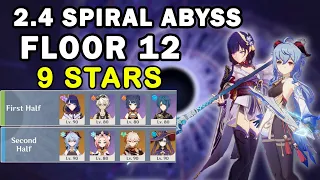 C0 Raiden National & C0 Ganyu Morgana | 2.4 Spiral Abyss Floor 12 Full Stars | Genshin Impact