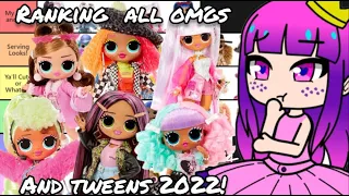 Ranking all the LOL Surprise OMG & Tweens dolls! (As of 2022) Which dolls are my favourites?