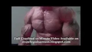 Midnight Muscle Flexing: Samson Hero Volume 1 Bodybuilder Samson Dark