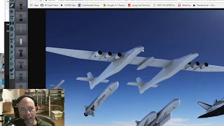 Building and Simulating Rocket Launch From Stratolaunch Aircraft