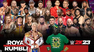 WWE 2K23 Royal Rumble With Super Cena
