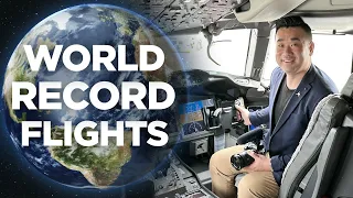 World’s Shortest and Longest Flights - From 53 Seconds to 20 Hours!