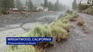 A look at widespread flooding from Tropical Storm Hilary