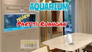 AQUARIUM PARTISI RUANGAN  #review #part2 #aquarium