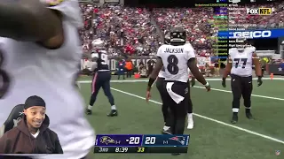 FlightReacts To Baltimore Ravens vs. New England Patriots | Week 3 2022 Game Highlights!