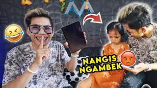 PRANK HAPUS SEMUA GAME DI IPAD ALUNA‼️😂 DIA SAMPAI NANGIS NGAMBEK GAK TEGA‼️😭