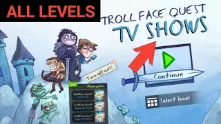 Troll Face Quest TV Shows All Levels - Gameplay Walkthrough