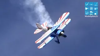 PITTS S1 1:2,1 RC AEROBATIC FLIGHT with SMOKE FLORIAN VOGELMANN MULTIPLEX AIRSHOW 2017