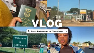 Travelling to Zimbabwe via Botswana | Slept at the border!😬