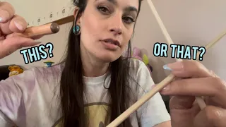 Fast & Aggressive ASMR “THIS or THAT?” (acupuncture doll, hair clipping, light tunnel+)