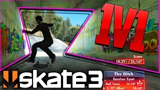 26,000 POINTS AT THE DITCH 1v1 Fan Competition | X7 Albert Skate 3