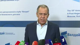 Сергей Лавров: Живут не по нормам международного права, а по правилам, которые сами написали