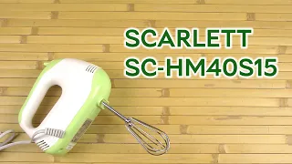 Распаковка SCARLETT SC-HM40S15