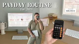 PAYDAY ROUTINE | budget breakdown, account setup, transfers  + how I budget weekly 💰