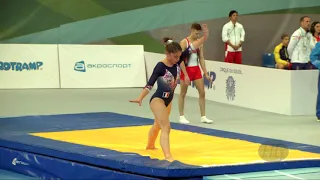 DELOGE Marie (FRA) - 2018 Trampoline Worlds, St. Petersburg (RUS) - Qualification Tumbling R2