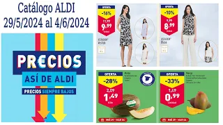Ofertas ALDI | Folleto ALDI Bazar | Ofertas ALDI del 29 de MAYO 2024  | Folleto Semanal ALDI