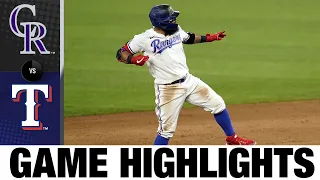 Lance Lynn, Rougned Odor lead Rangers to win at new park | Rockies-Rangers Game Highlights 7/24/20