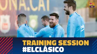 REAL MADRID 0-3 BARÇA | Final training session ahead of El Clásico in the Copa del Rey