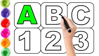 One two three, learn to count, 123 Numbers, 1 to 100 counting, alphabet a to z, ABCD - 139