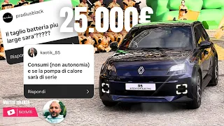 RENAULT 5 elettrica 25.000€ per TUTTI!