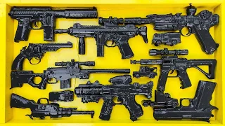 Membersihkan Nerf Sniper Rifle, Shotgun, Assault Rifle, AK47, nerf pistol, M4 guns,nerf guns EPS 088