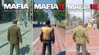 MAFIA Definitive Edition vs MAFIA 2 vs MAFIA 3 - Physics and Details Comparison