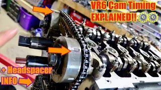 VR6 24V Cam Timing EXPLAINED!! + HeadSpacer INFO🔥