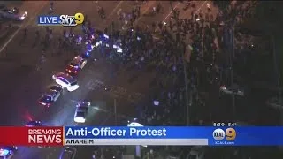 Hundreds March In Anaheim, Demand Arrest of LAPD Officer