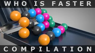 Marble Run | Marble Race | WHO IS FASTER Compilation 1